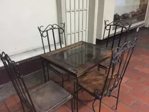 Venta De Mesas Con Sus 4 Sillas Para Restaurante Negocios