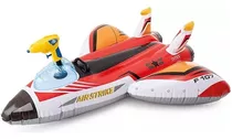 Salvavida Inflable Intex Avion C/ Pistola De Agua1.17mx1.17m