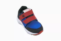 Zapatilla Marvel Spiderman Abrojo Azul Niño Deporfan