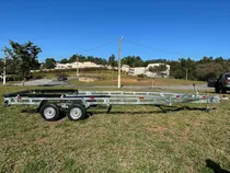 Carreta Rodoviária Galvanizada Para Lancha 23 A 26,5 Pés 0km