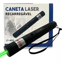 Caneta Laser C/chave Pointer Verde Ultra Forte Alcance 50km 