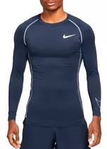 Camiseta Nike Pro Dri-fit Para Hombre-azul
