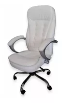 Silla Presidencial Oficina Novo Miami Bipiel Blanco Nueva