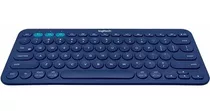 Logitech K380 Teclado Bluetooth Azul Multi Plataforma