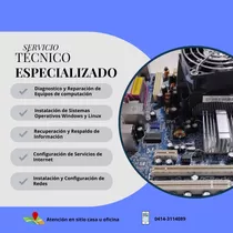 Servicio Técnico Especializado Cpu, Laptop, Redes, Servidor