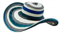 Sombrero Vueltiao 27 Fibras Rio Sinu Azul Sombvueltiao Fino