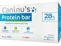 Caninus Protein Bar Suplemento Proteico Para Cães Avert C/5