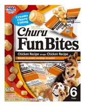 Snack Para Perros Churu Fun Bites Sabor Pollo 132gr