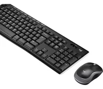 Kit De Teclado E Mouse Sem Fio Logitech Mk270 Preto Abnt2