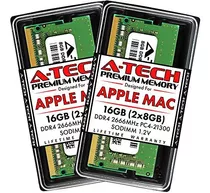 Kit A-tech 16 Gb (2 X 8 Gb) Ram iMac Y Mac Mini (2018, 2019