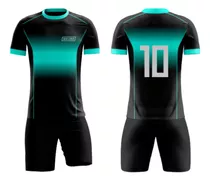 12 Camisa Calçao Short Futebol Jogo Personalizado Com Escudo