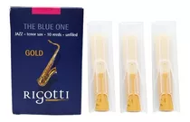 Kit Com 3 Palhetas Rigotti Gold Light - Sax Tenor 2,0