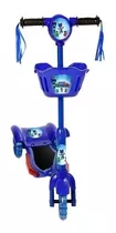 Brinquedo Infantil Patinete Scooter 3 Rodas Com Cesta Luz