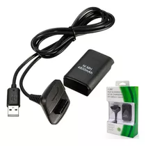 Batería Con Cable Cargador Para Xbox 360