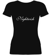 Remera Mujer Nightwish Heavy Metal Sinfónico Metal Gótico