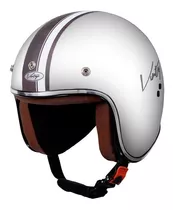 Casco Para Moto Abierto Vertigo Vintage Maya  Beige Mate Talle S 