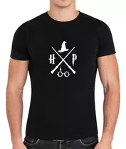 Camiseta Camisa Harry Poter Varinhas Chapéu Óculos Hp