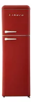 Refrigerador Retro 239 Litros Lrt-280dfrr Rojo Libero