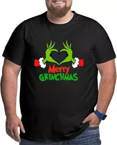 Polera Merry Grinchmas Grinch Tallas Grandes 2xl 3xl 4xl