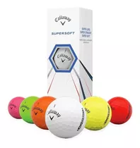 Pelotas Golf Callaway Supersoft - Tubo X 3 Color Blanco