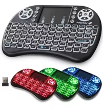 Mini Teclado Keyboard Sem Fio Wireless Iluminado Luz Led