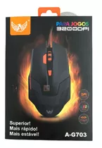 Mouse Gamer Profissional 3200dpi Luz Rgb Jogos Pc Notebook