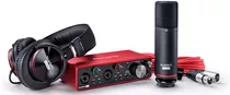 Kit Focusrite Scarlett 2i2 Studio Placa De Sonido 3 Gene