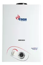 Calentador De Agua A Gas Gn Cinsa Cin-06 B Blanco