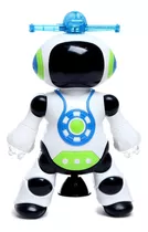 Brinquedo Robô Dançarino Sons E Luzes Brinquedo Musical Cor Branco