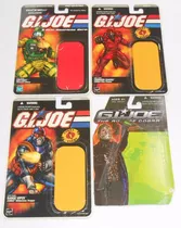 Gijoe Lote4 - 4 Cartelas Filecards Airtight Crimson Guard 