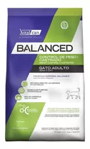 Alimento Vitalcan Balanced Control De Peso/castrados Para Gato Adulto Sabor Mix En Bolsa De 7.5kg