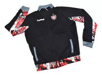 Campera Chacarita Juniors Salida Hummel 2023 Negra