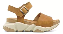 Sandalias Mujer Plataforma Cuero Base Zapatilla Verano Moda