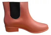 Botas De Lluvia Corta Con Taco Das Luz Mod. Chelsea Botineta