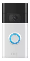 Timbre Inteligente Ring Video Doorbell 1 Gen 2 Inalámbrico W Color Plateado