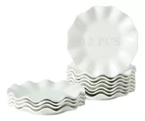 Set De Platos Babaliu Bordes Ondulados 17,7 Cm, 12 Pcs