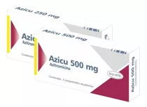 Azicu® Azitromicina 500mg X 3 Cápsulas | Lab. Icu Vita