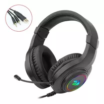 Headset Gamer Rgb P2 Redragon Hylas H260rgb Computador Ps4