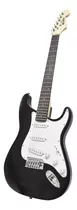 Guitarra Eléctrica Newen St St Newen De Lenga Negra Poliuretano Satinado Con Diapasón De Palo De Rosa