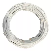 Cabo De Rede 15 Metros Cat6 Lan Internet Gigabit Rj45 Branco