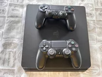 Ps4 Slim Cuh-2015a Com 2 Controles - Usado