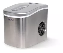 Fabricadora De Hielo Haxly Gelo Icemaker Automática Portatil Color Gris