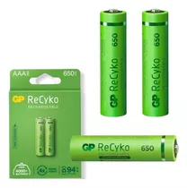 Baterias - Pilas Recargables Aaa 650 Mah Recyko Gp - Tienda