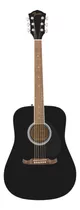 Pack Guitarra Acustica Fender Fa-125 Dreadnought Negro