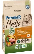 Nattu Cães Adultos Raças Pequenas Mandioquinha 2,5 Kg Ração