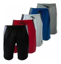 Kit 5 Bermuda Short Masculino Academia Moletom Atacado