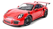 Miniatura Porsche 911 Gt3 Rs Laranja Welly 1/24