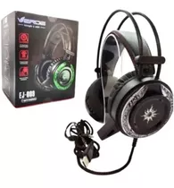 Fone De Ouvido Gamer. Headset Com Microfone E Led