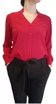 Blusa , Camisa  Bordó ¡divinas! Quedan Pocos Talles!