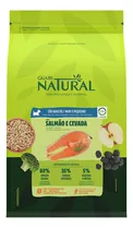 Alimento Natural Super Premium Para Cão Adulto De Raça Mini E Pequena Sabor Salmão E Cevada Em Sacola De 10.1kg